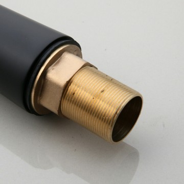 Draadbuis hoge zwarte watervalkraan