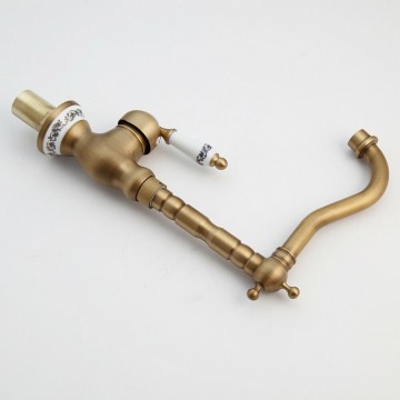 Eenhendel bronzen kraan