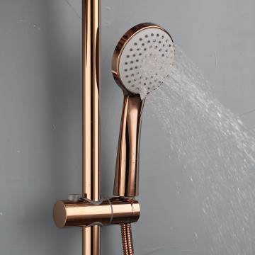 Elagnate rose gouden handdouche