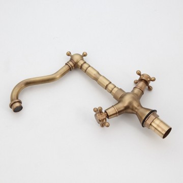 Elegante bronskleurige mengkraan 0