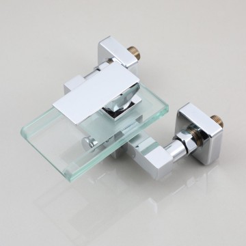 Elegante chroom watervalkraan 0