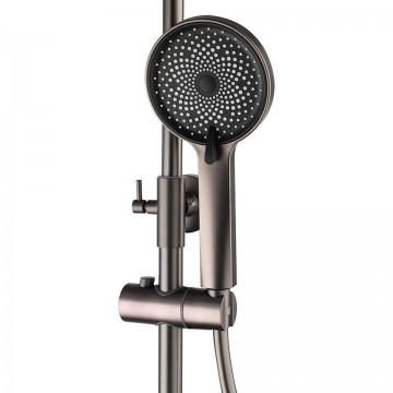 Elegante gun metal handdouche