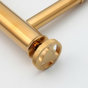 Elegante retro wastafelkraan goud