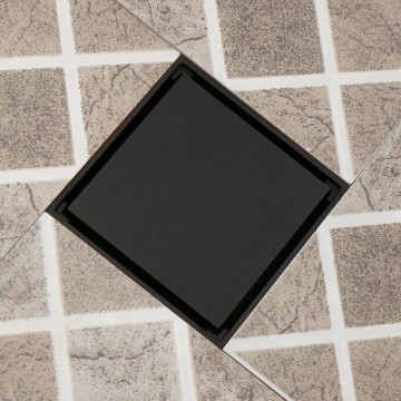 Elegante zwarte doucheput 0