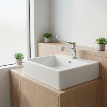 Elleboogkraan koud model chroom medische kraan 2