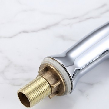 Elleboogkraan koud model chroom medische kraan 3