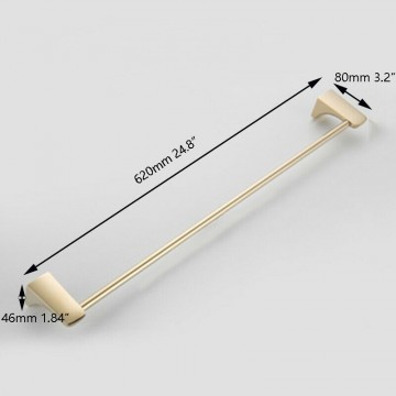 Enkel rek goudkleurig