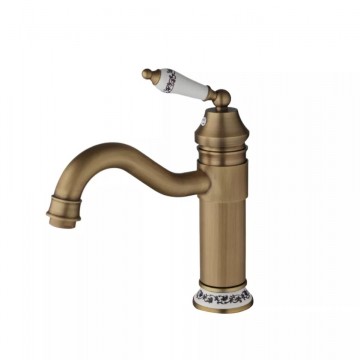 Fraaie bronskleurige mengkraan