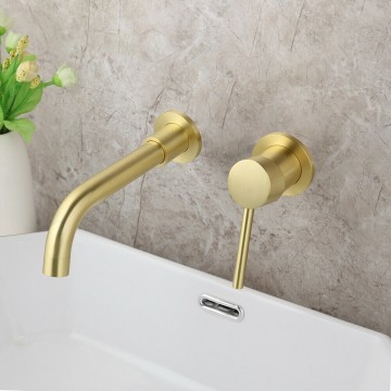 Fraaie muurkaan geborsteld goud