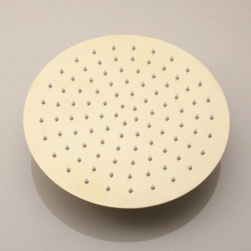 Geborsteld gouden inbouw regendouche 3