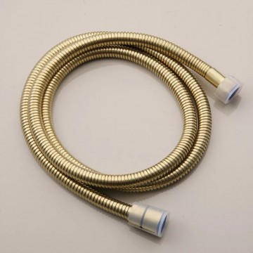 Geborsteld gouden inbouw regendouche 4