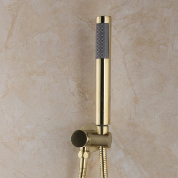 Geborsteld gouden inbouw stortdouche 8