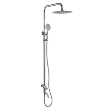 Geborsteld nikkel minimalistische uitvoering regendouche