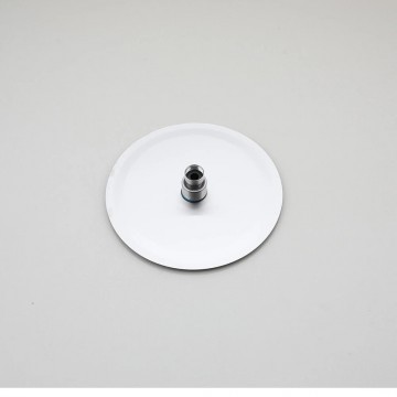 Geborsteld nikkel minimalistische uitvoering regendouche v7