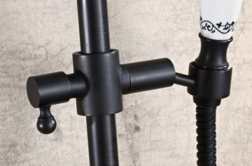 Gewreven olie brons set