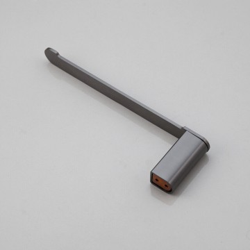 Gm31 mooie gun metal handdoekhaak