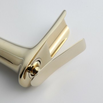 Gouden bedieningshendel