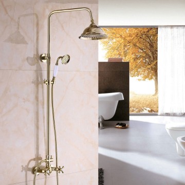 Gouden douche set