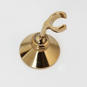 Gouden handdouche houder