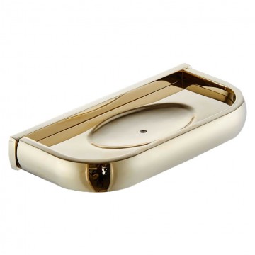 Gouden zeephouder badkamer