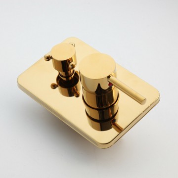 Goudkleurig bedieningspaneel