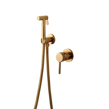 Goudkleurige bidet  kraan badkamer toilet