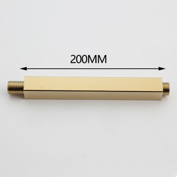 Goudkleurige plafond douche stang