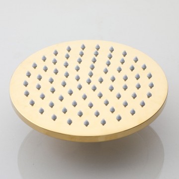 Goudkleurige regendouchekop 1