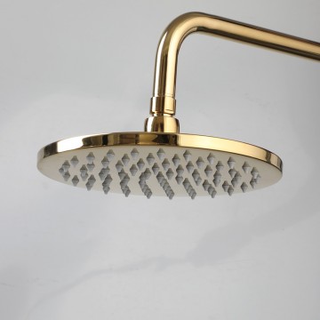 Goudkleurige regendouchekop 15