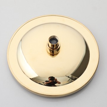 Goudkleurige regendouchekop 16