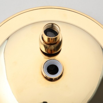 Goudkleurige regendouchekop 18