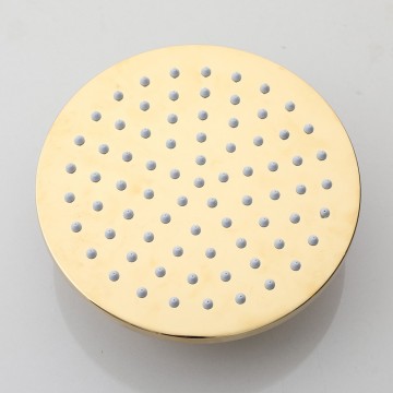 Goudkleurige regendouchekop 19