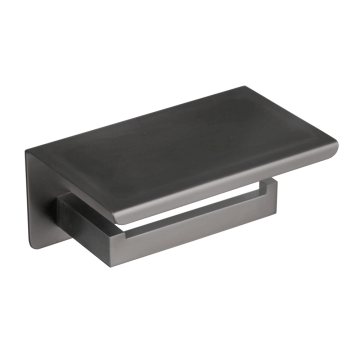Gsm tafeltje wc rol houder gun metal