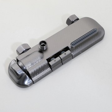 Gun metal badkraan handdouche 9