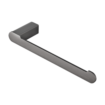 Gun metal handdoekhaak muurbevestiging