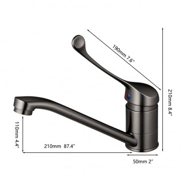 Gun metal mengkraan elleboogkraan 1