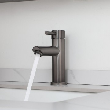 Gun metal mengkraan wastafel kraan