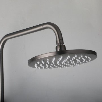 Gun metal opbouw doucheset 2