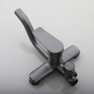 Gun metal opbouw doucheset 9