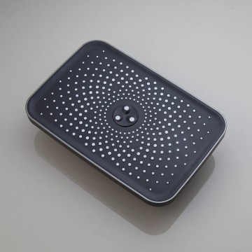 Gun metal opbouw regendouche luxe 4 weg 11