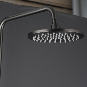 Gun metal regendouche landelijke 1