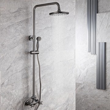 Gun metal regendouche landelijke 5