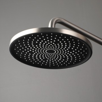 Gun metal regendouche stortdouchekop 10