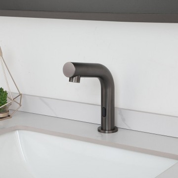 Gun metal sensorkraan model madu