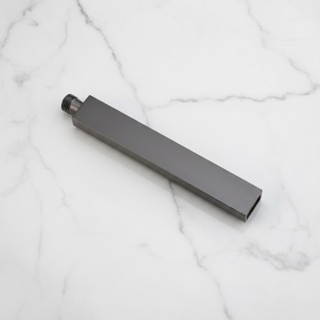 Gun metal stortdouche inbouw regendouche set 16