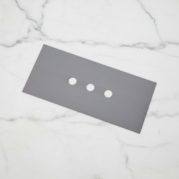 Gun metal stortdouche inbouw regendouche set 5