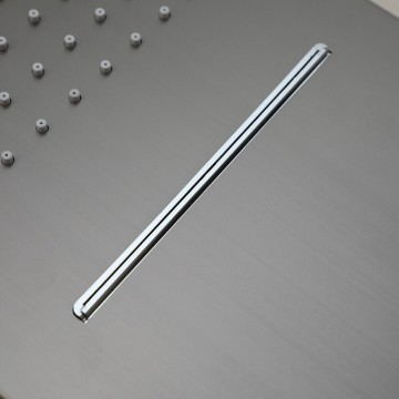 Gun metal stortdouche inbouw regendouche set 8