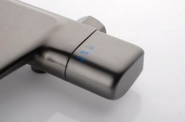 Gun metal thermostatische watervalbadkraan 10