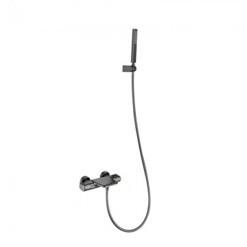 Gun metal thermostatische watervalbadkraan 12