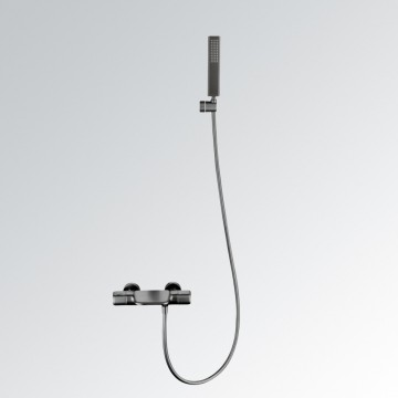 Gun metal thermostatische watervalbadkraan 6